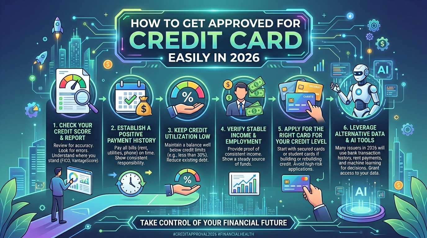 How to Get Approved for a Credit Card Easily in 2026