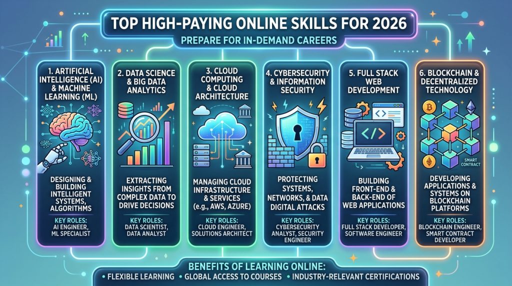 Best Skills to Learn Online for High Paying Jobs (2026)