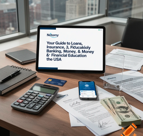 Notomy: Your Guide to Loans, Insurance, Banking, Money & Financial Education in the USA